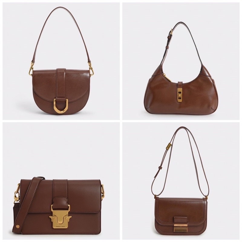 Túi Nữ CNK Túi Yên Ngựa Gabine Saddle Bag New