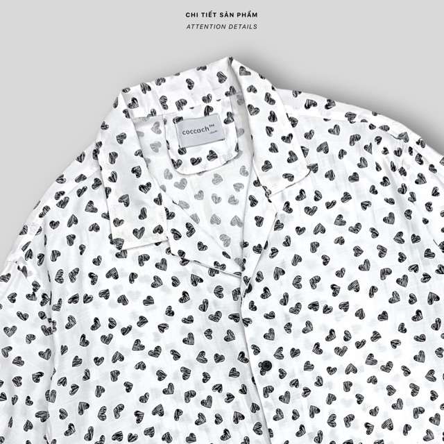 Áo sơ mi nam nữ cao cấp Heart CCS62 by COCCACH