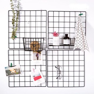 Khung Lưới Sắt 35 x 35cm, Kẹp Gỗ Tim DECOR Tường