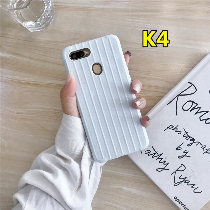 Ốp điện thoại bằng TPU mềm kiểu va li màu kẹo dành cho iPhone 6 6S 7 8 11 X XS 6Plus 6SPlus 7Plus 8Plus