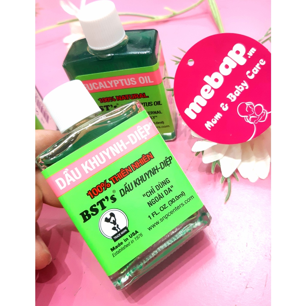 DẦU KHUYNH DIỆP MỸ BST'S EUCALYPTUS OIL 30ml