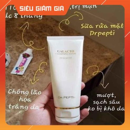 Sữa Rửa Mặt Dr.Pepti Galacto Cleansing Foam