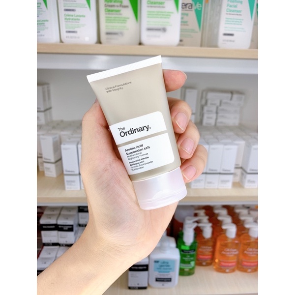 Bộ đôi giảm mụn The Ordinary - 10% Niacinamide + 1% Zinc & Azelaic Acid Suspension 10%