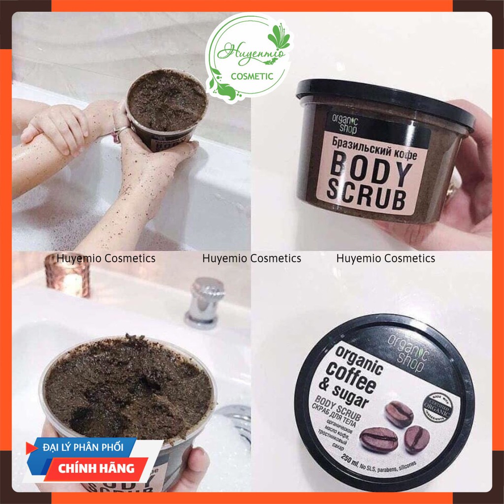 Tẩy Da Chết Toàn Thân Organic Coffee & Sugar Body Scrub | BigBuy360 - bigbuy360.vn