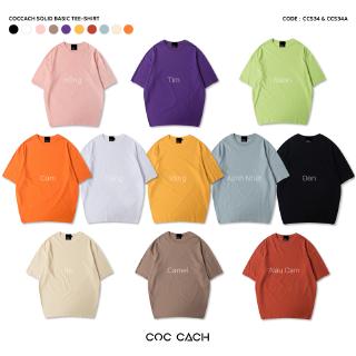 UNISEX - Áo phông COCCACH solid oversize CCS34