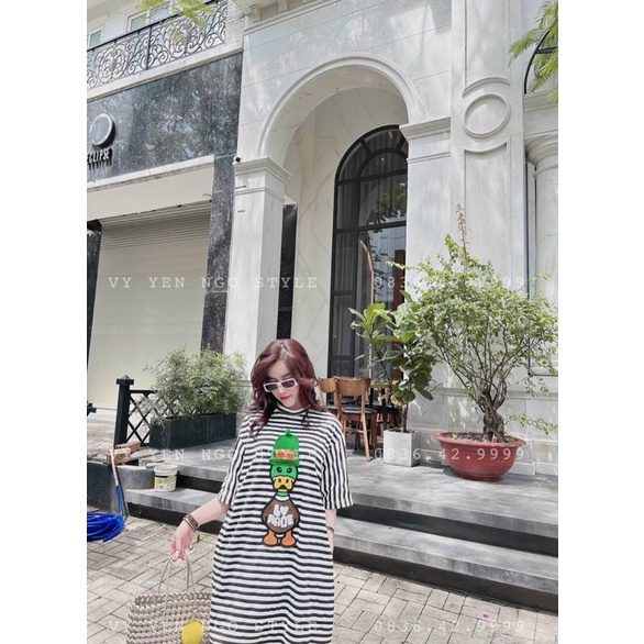 Đầm vịt xuông túi cạnh