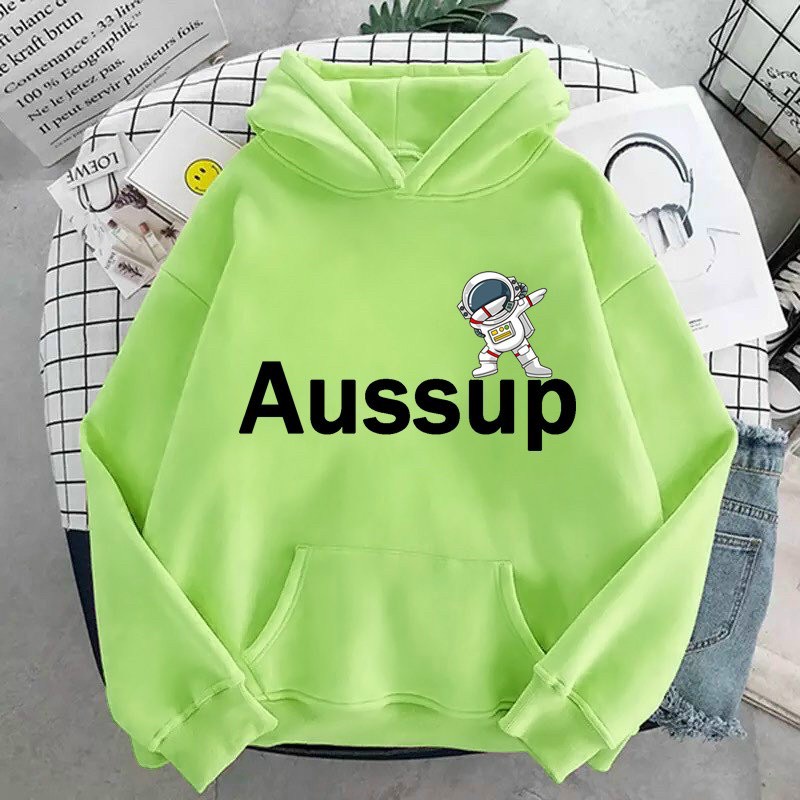 ÁO KHOÁC NỈ UNISEX PHOM NAM NỮ IN AUSSUP PHI HÀNH GIA CỰC ĐẸP NHIỀU MÀU