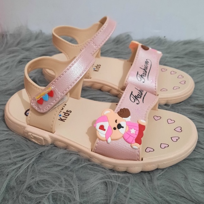 DÉP SANDAL CAO SU DẺO PHONG CÁCH HÀN QUỐC BÉ GÁI