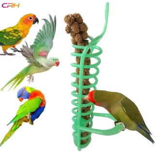 Đồ đựng thức ăn cho vẹt bằng nhựa hình xoắn ốc tiện dụng