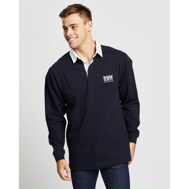Áo Cổ Polo Tay Dài RM WILLIAMS Xuất Úc - 3414 Cotton Dầy_Mùa Thu-Đông