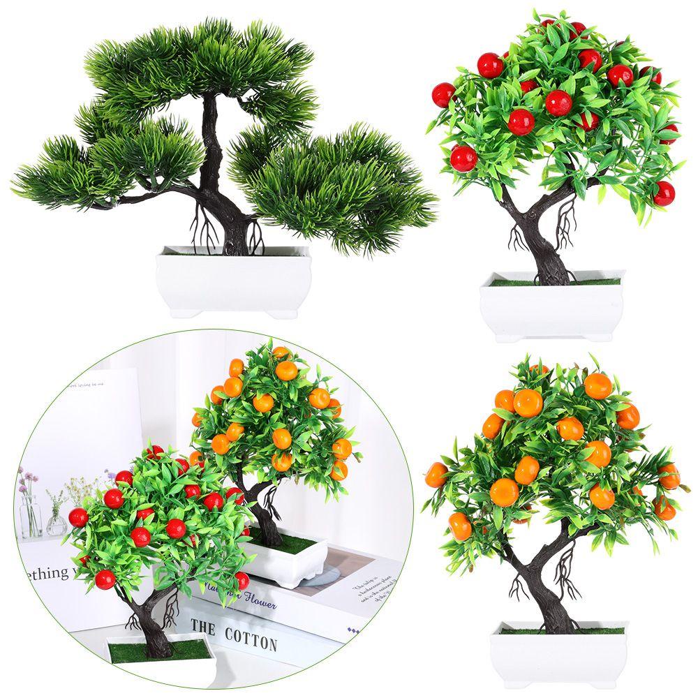 Chậu Cây Bonsai Nhân Tạo Dùng Trang Trí Nhà Cửa / Khách Sạn