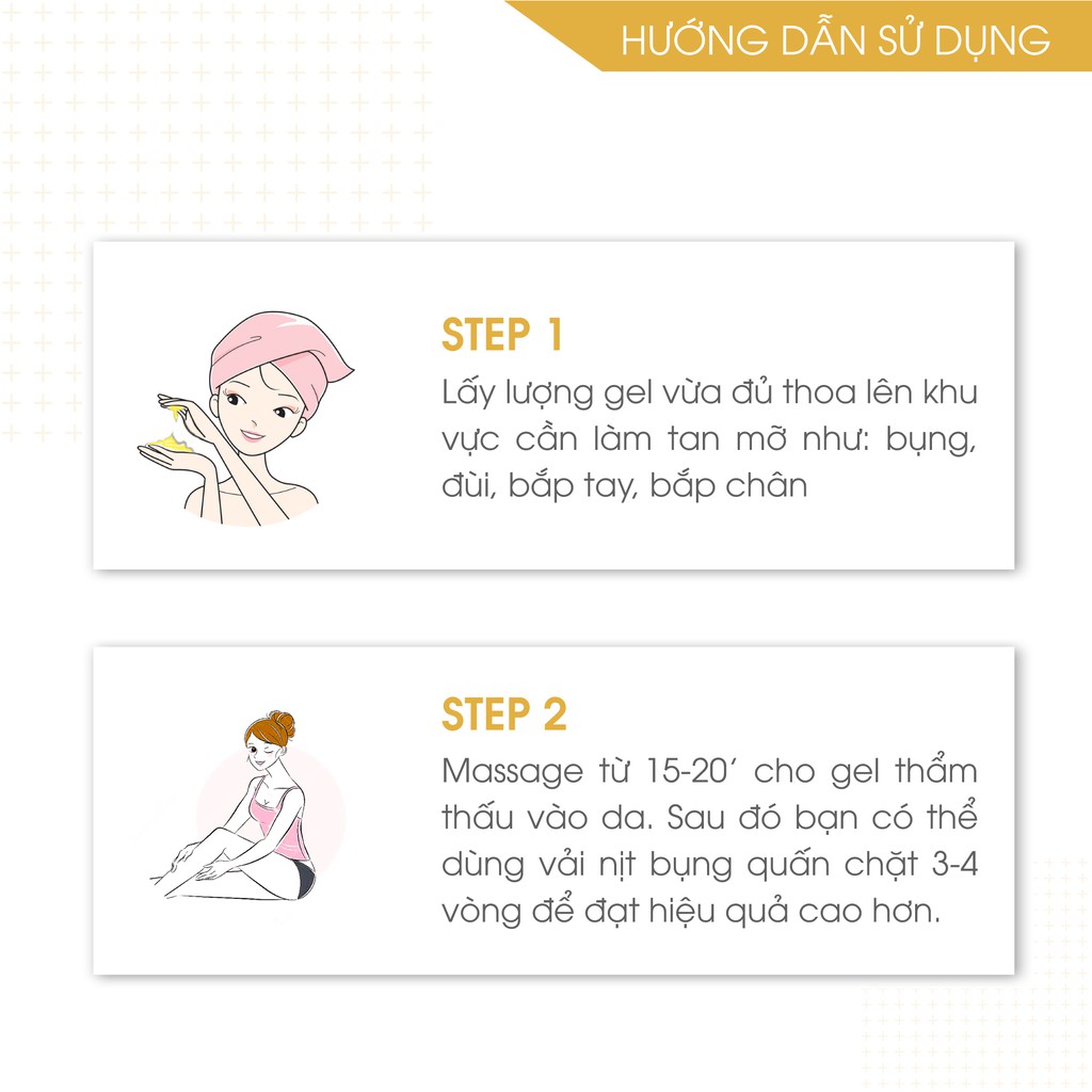Kem tan mỡ bụng chiết xuất quế gừng Truesky giúp giảm mỡ nhanh 100g - S Body Cream