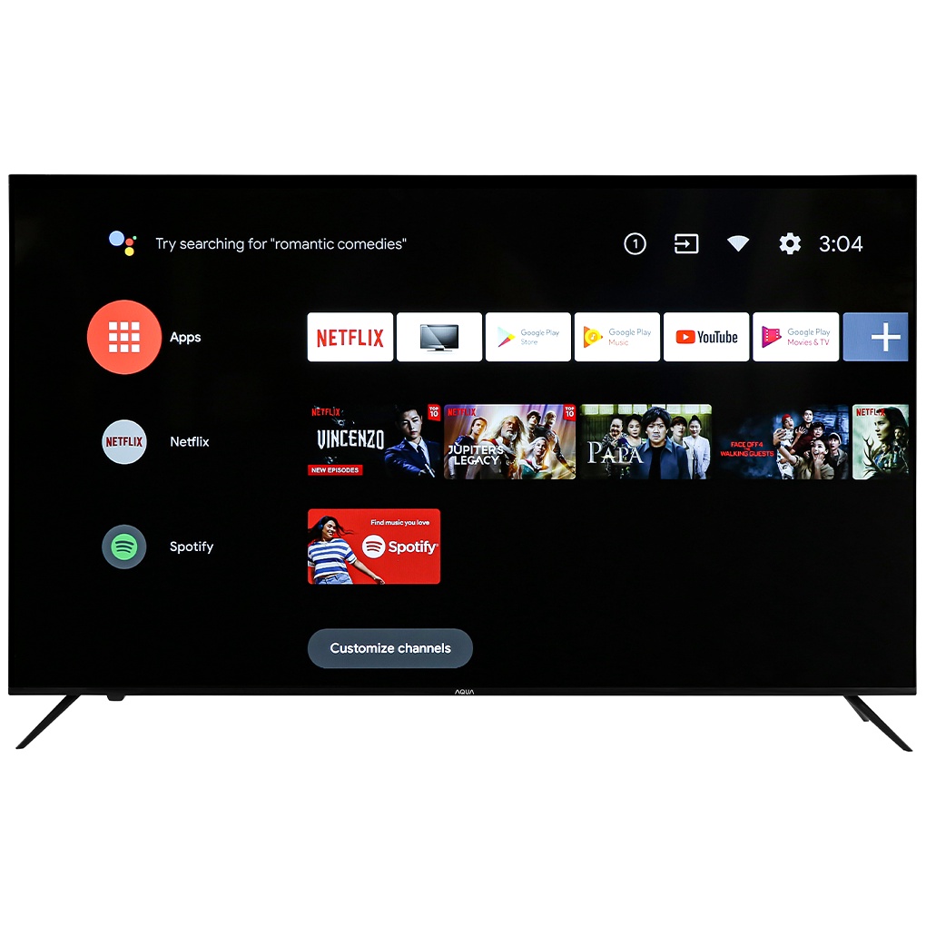 Android Tivi AQUA 4K 65 inch LE65AQT6600UG 2021 - Điện Máy Tại Kho