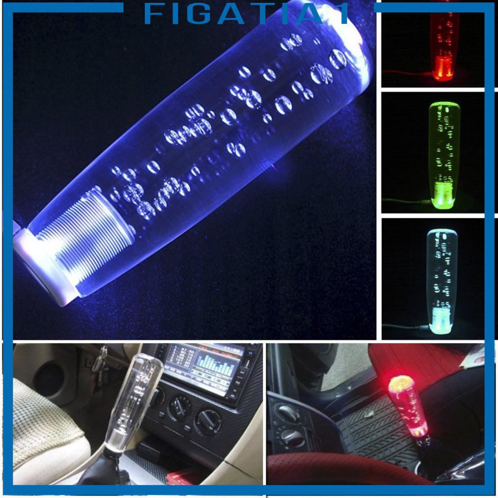 Núm Gạt Cần Số Xe Hơi / Xe Tải Bằng Acrylic Dài 20cm Có Đèn LED 7 Màu figatia1