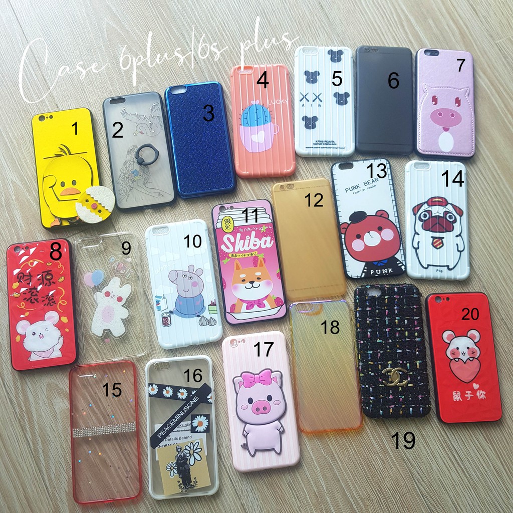 Ốp lưng dẻo 6plus | 6s plus ĐỒNG GIÁ 10K Nhiều Kiểu FukiShop