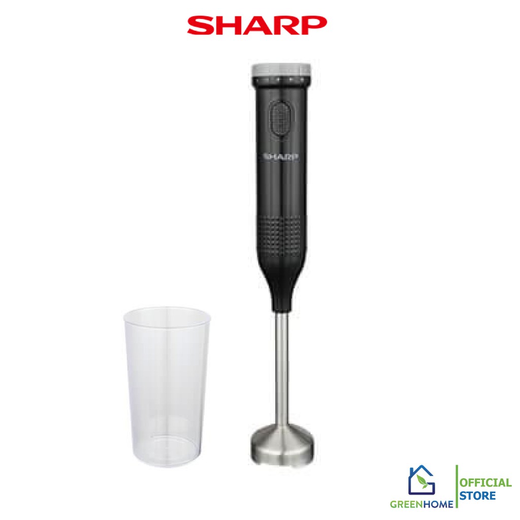 Máy xay sinh tố cầm tay Sharp EM-H074SV-BK (Hàng chính hãng, 0.7 lít - 400W, bảo hành 12 tháng)