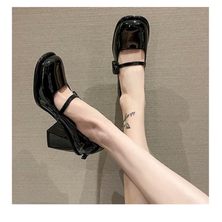 [ HÀNG ĐẶT TRƯỚC ] Giày mary jane da bóng cao gót ( loại 1)