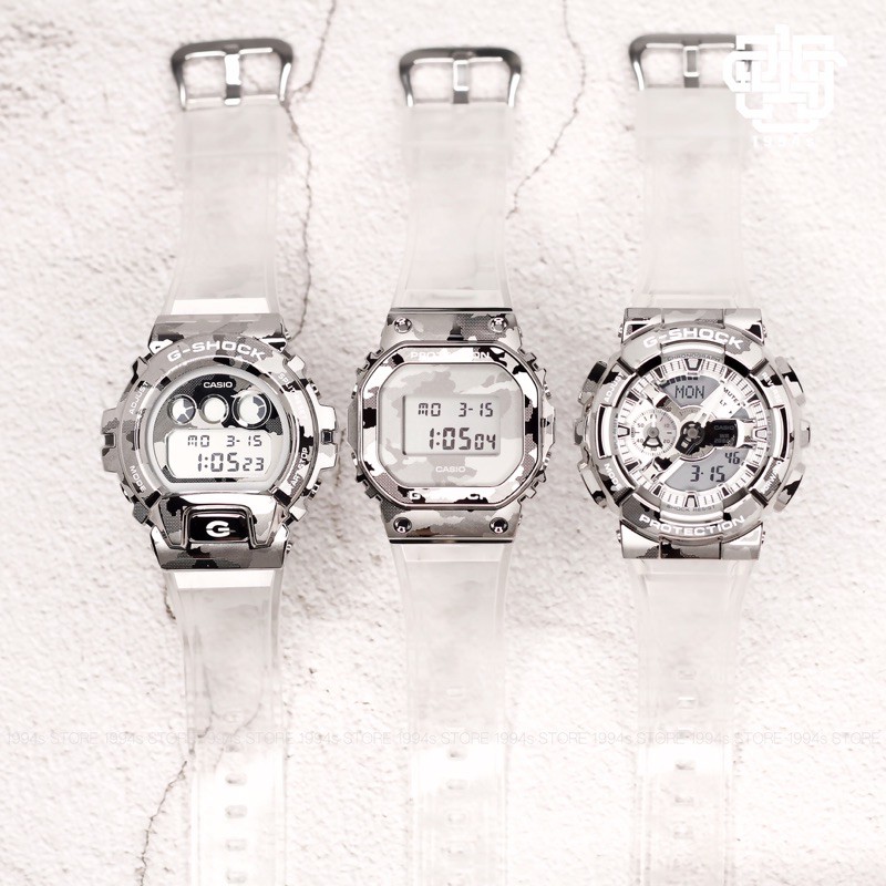 Đồng hồ nam Casio G-SHOCK GM-110SCM-1 dây nhựa, vỏ thép chính hãng