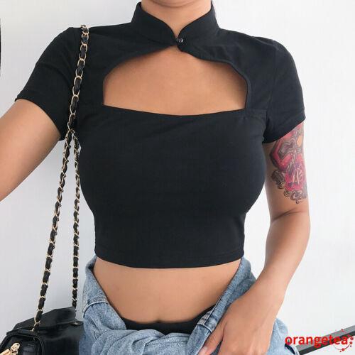 Áo thun nữ ngắn tay dáng dài phối ren thời trang