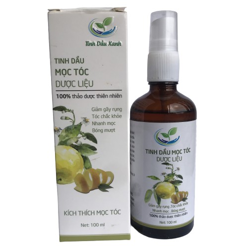 Tinh Dầu Xịt Mọc Tóc 100ml, Tinh chất Hoa - Vỏ Bưởi Kích Thích Mọc Tóc, Dưỡng Tóc Giúp Mái Tóc Chắc Khỏe, Đen Bóng