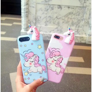 Ốp điện thoại silicon hình ngựa Unicorn cho iPhone 6 6s Plus 7 8 Plus