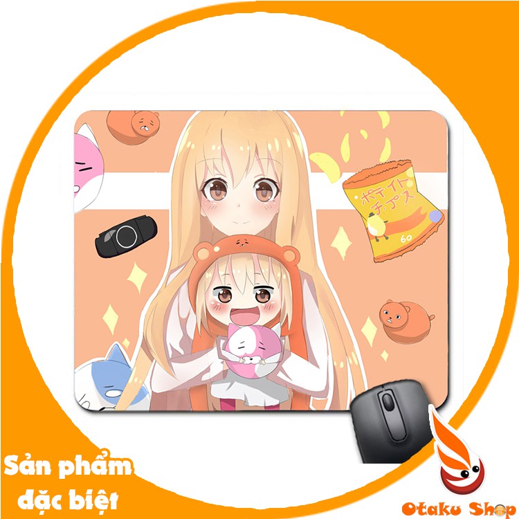 Lót chuột cao su, Bàn di chuột, mouse pad 20x24 Anime Himouto! Umaru-chan mẫu 2 - Otaku Shop