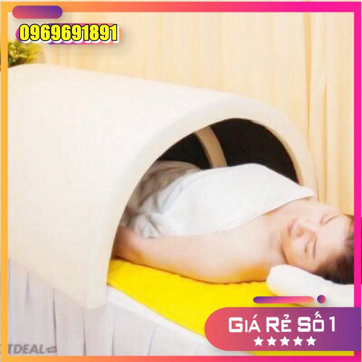 GIẢM GIÁ GIẢM GIÁ Lồng hấp trắng giảm béo cao cấp - Lồng hấp trắng 2 mảnh chuyên dùng cho spa