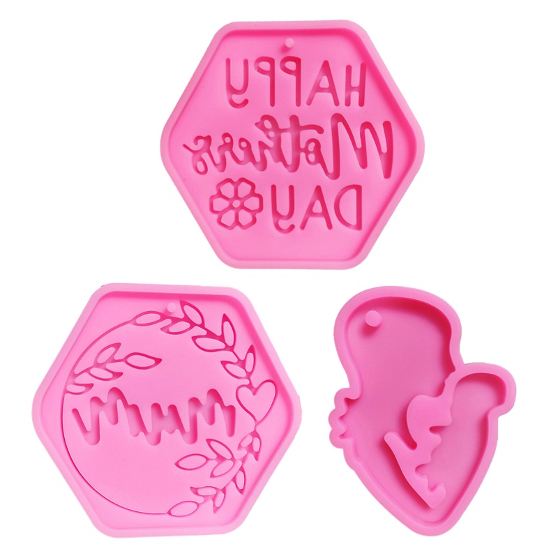 Khuôn Silicone Làm Mặt Dây Chuyền Thủ Công DIY Cho Nữ