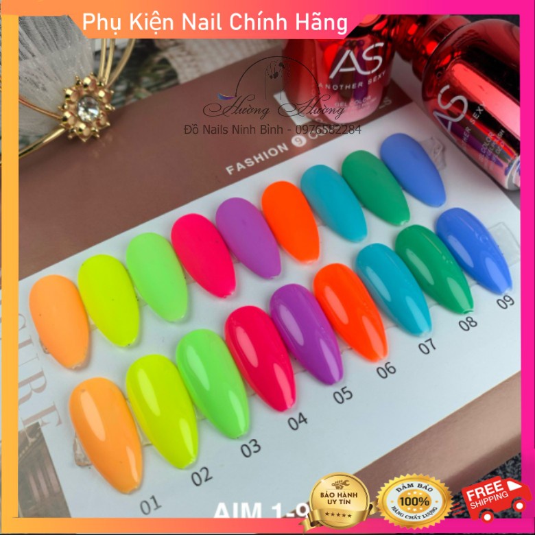 Set dạ quang chai AS màu dạ Quang, neon hot hit