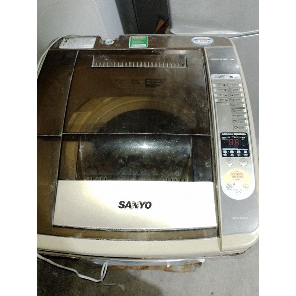 Nắp kính máy giặt sanyo tháo máy 8kg 6 phím