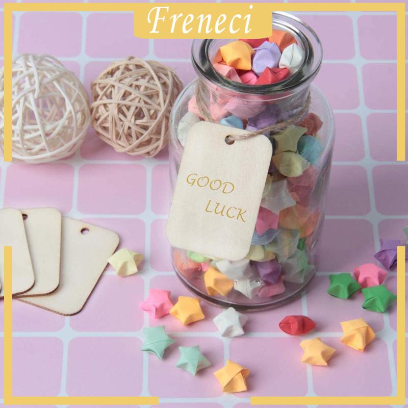 Set 50 Miếng Gỗ Hình Chữ Nhật Dùng Để Làm Đồ Trang Trí Thủ Công DIY