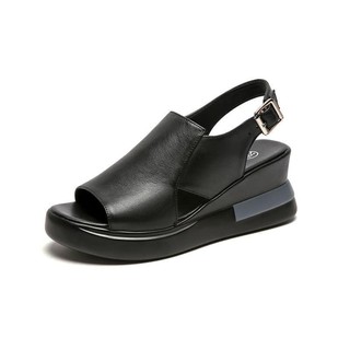 [Hàng oder 10-15 ngày về] Sandal Phong cách Hàn Quốc (Có sẳn màu đen sz 35; màu be sz 35)