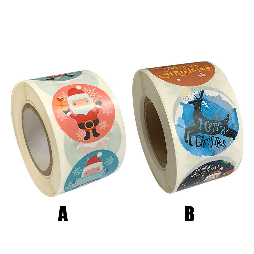 Cuộn 500 Miếng Dán Trang Trí Giáng Sinh Đẹp Mắt