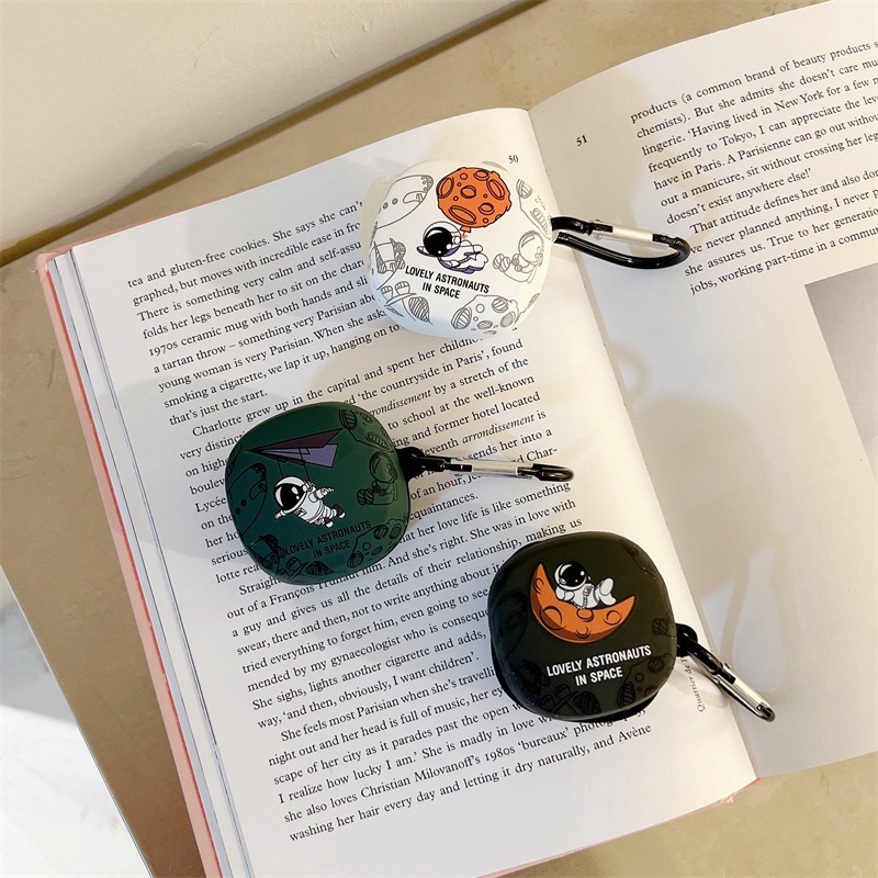 Vỏ Bảo Vệ Hộp Sạc Tai Nghe Baseus Bowie WM02 TWS WM02 Hình Trái Đào / Phi Hành Gia / Gấu Dễ Thương Chống Rơi