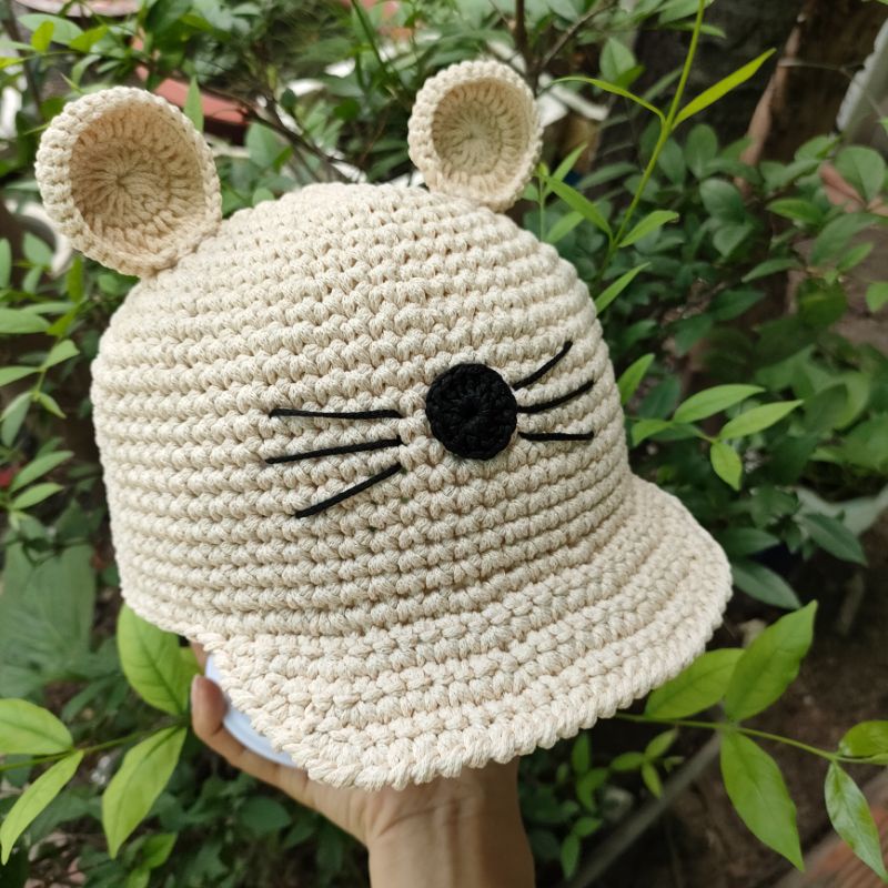 Nón Lưỡi Trai Hình Chuột Cho Bé