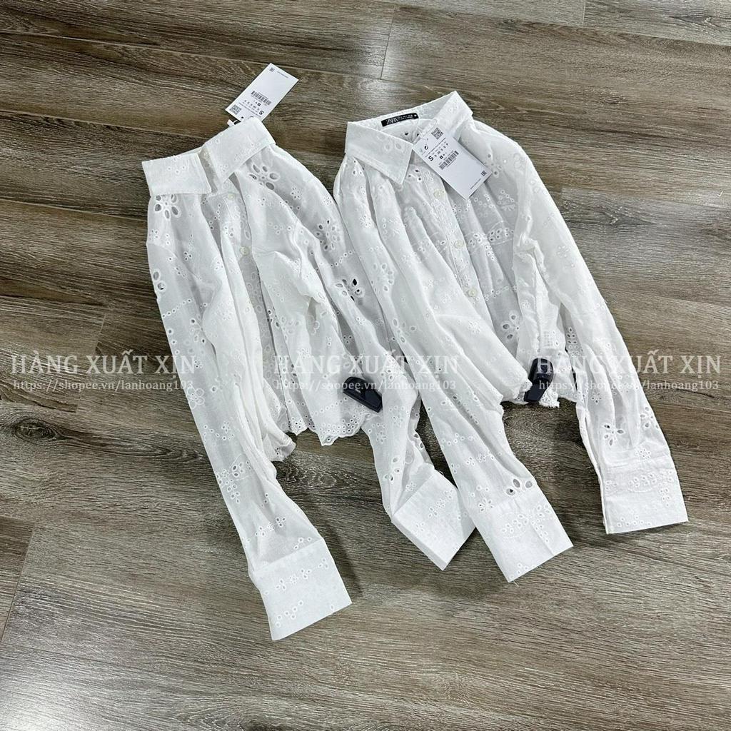 Áo sơ mi ZR hàng dư xịn chất thô ren siêu đẹp nhiều màu