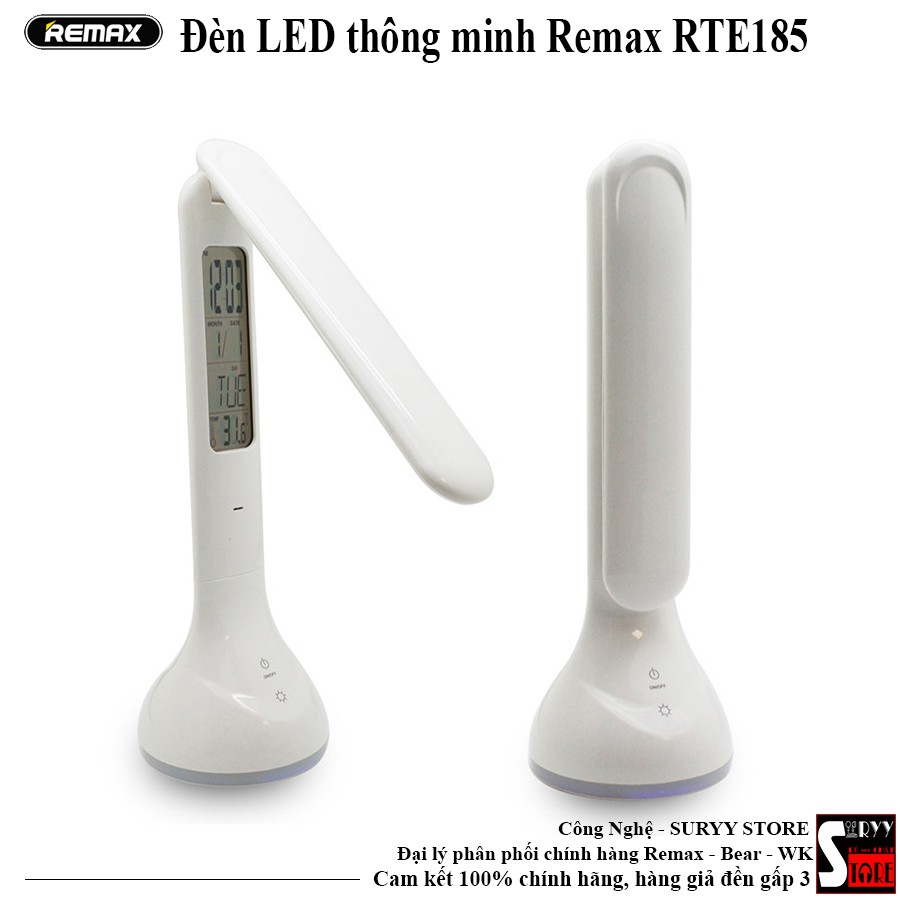 Đèn LED thông minh Remax RTE185, chất liệu cao cấp, chống cận thị cao, tuổi thọ 40.000 giờ - BH 12 tháng