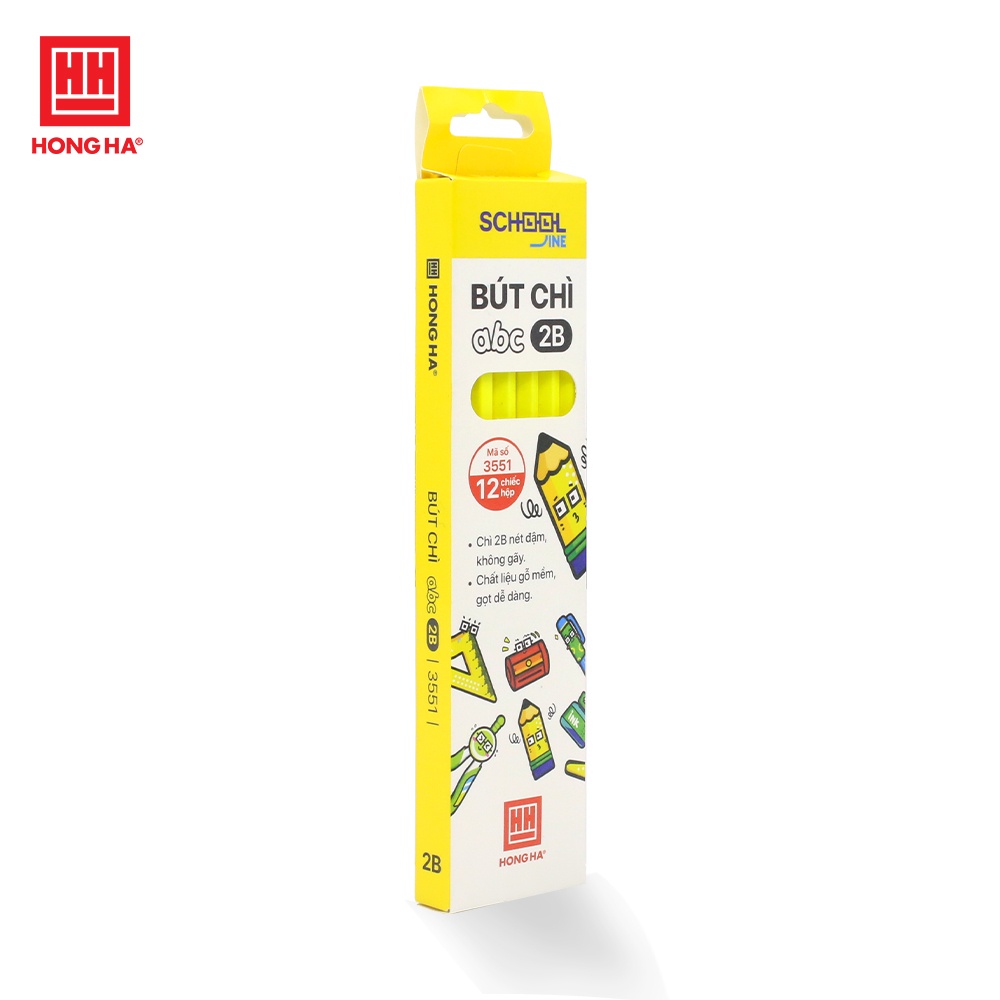 Bút chì gỗ 2B Hồng Hà - 3551