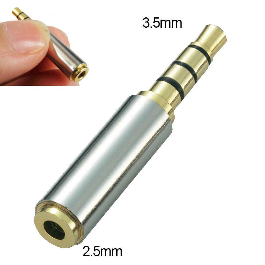 Đầu Nối Chuyển Đổi Từ Jack 3.5mm Sang Lỗ Cắm 2.5mm Hoặc Jack 2.5mm Sang Lỗ Cắm 3.5mm