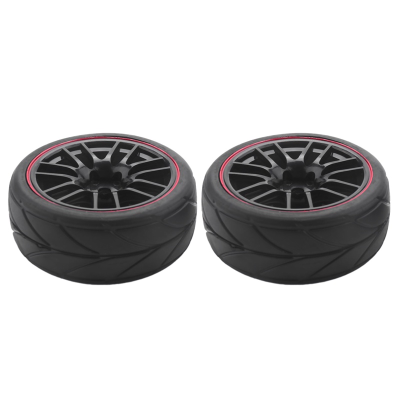 Set 4 Bánh Xe Cao Su 12mm Cho Xe Ô Tô Đồ Chơi Tỉ Lệ 1 / 10