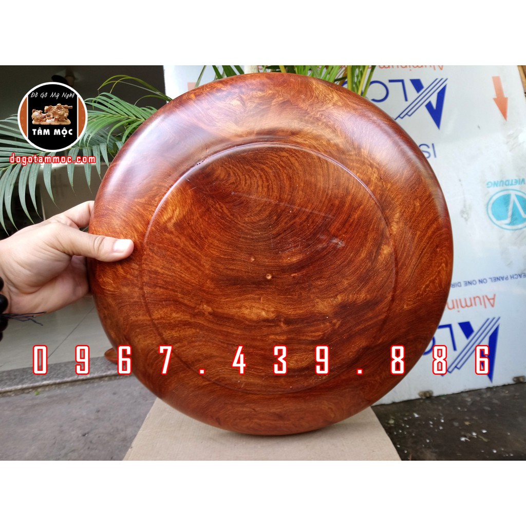 Mâm bồng bằng gỗ hương Việt