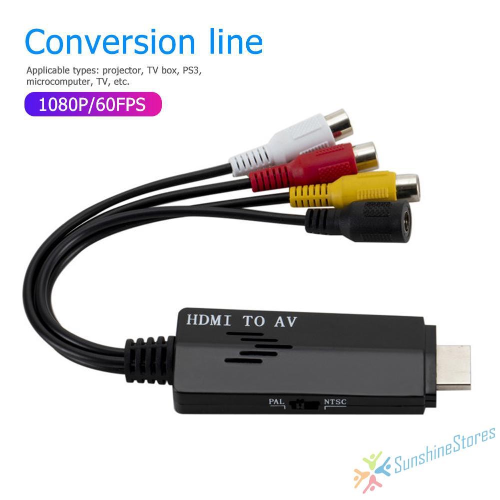 Dây Cáp Chuyển Đổi 1080p Hdmi Sang Av 3rca