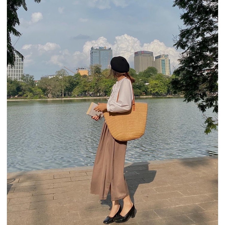 DOB - Chân váy coffee V0522