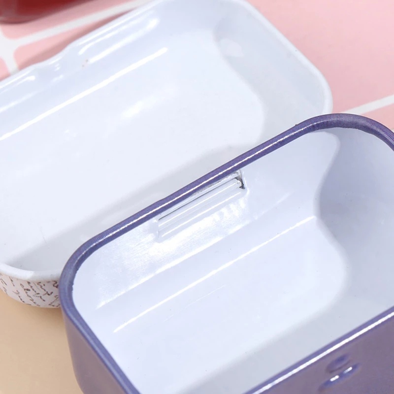 Hộp Thiếc Mini Hình Chữ Nhật Dễ Thương Đựng Đồ Trang Trí Tiệc Cưới