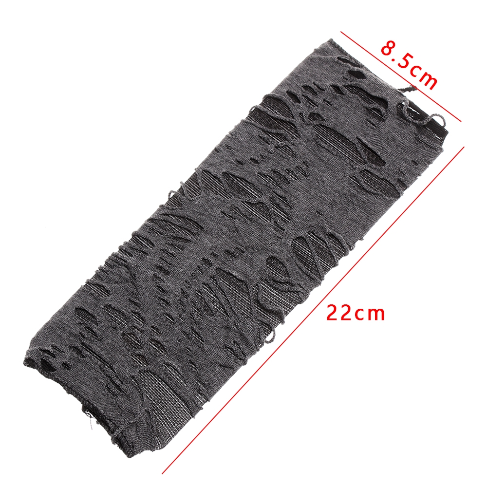 Đôi găng tay không ngón cosplay tiệc Halloween Punk Hole Gothic