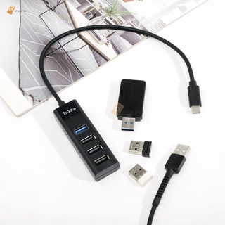 Hub chuyển Type-C to 4 USB 3.0 Hoco HB25