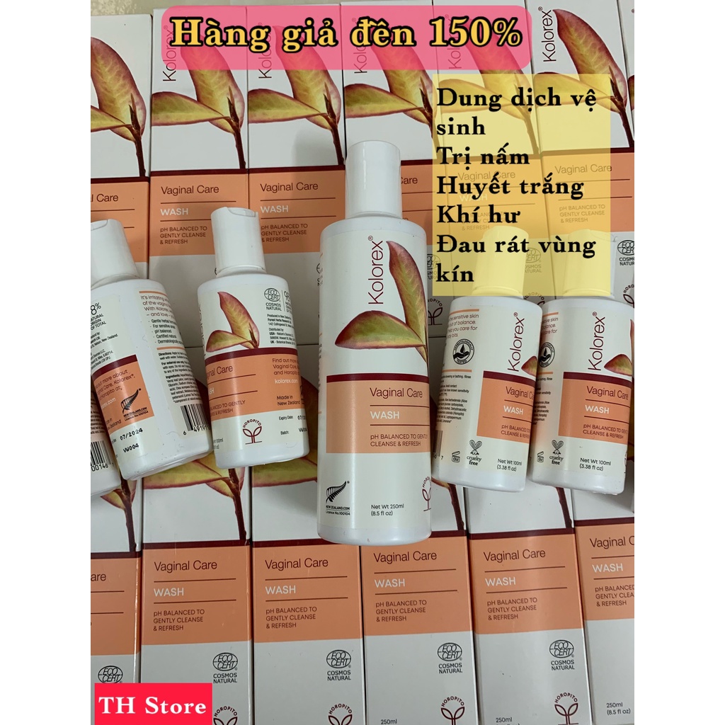 Bill, hàng Air, dung dịch vệ sinh phụ nữ Kolorex Vaginal Wash loại bỏ nấm, huyết trắng khí hư, mùi hôi, ngứa, đau rát