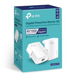 Bộ chuyển đổi internet qua đường dây điện tp-link tl-pa7017 kit gigabit av 1000mbps