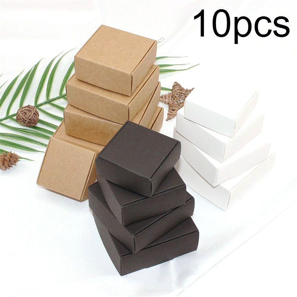 Hộp Giấy Kraft Mini Đựng Trang Sức Kẹo Ngọt