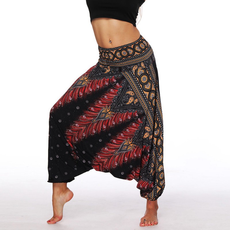 quần ống rộng Phong Cách Bohemian Cho Nữ | BigBuy360 - bigbuy360.vn